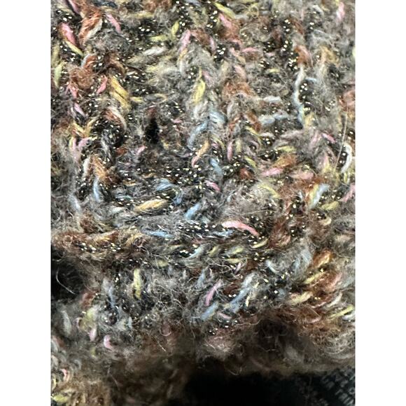 The Limited heathered brown buttoned cardigan sweater size M - Picture 9 of 15